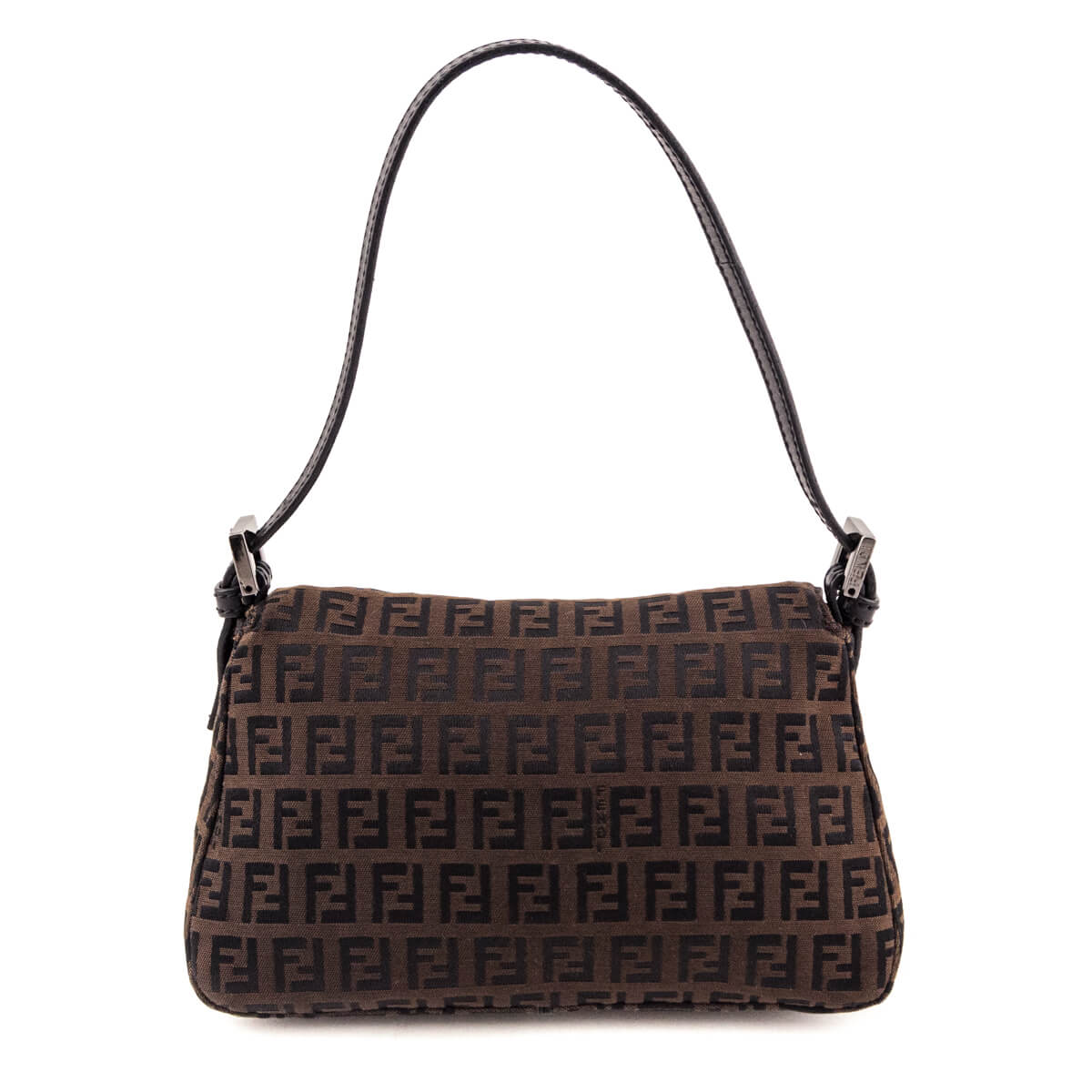 Fendi Brown Zucchino Mini Mamma Baguette - Love that Bag etc - Preowned Authentic Designer Handbags & Preloved Fashions