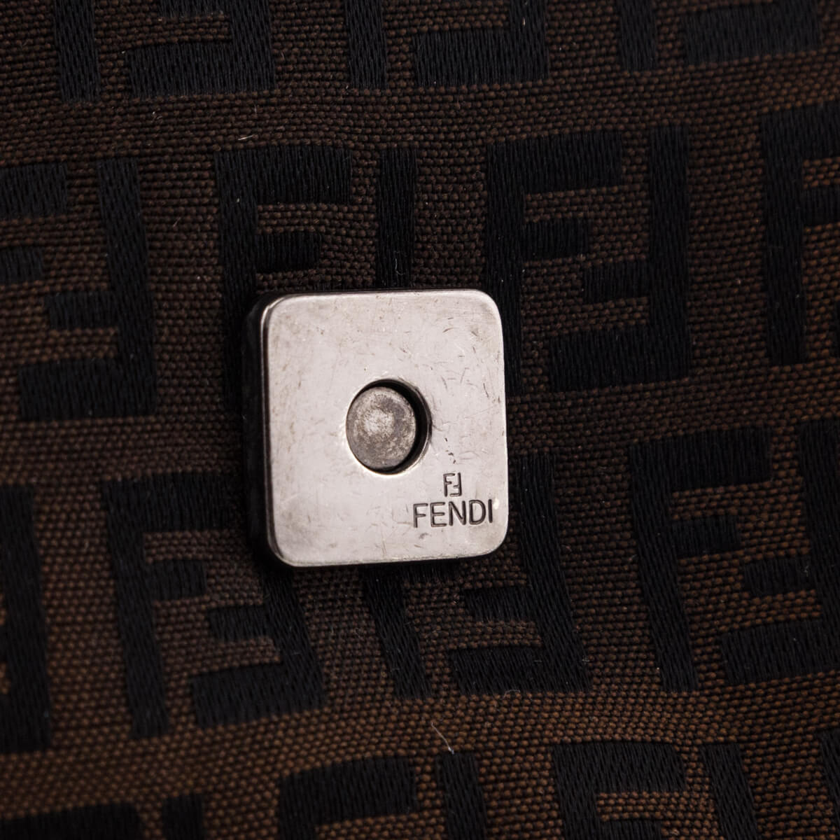 Fendi Brown Zucchino Mini Mamma Baguette - Love that Bag etc - Preowned Authentic Designer Handbags & Preloved Fashions