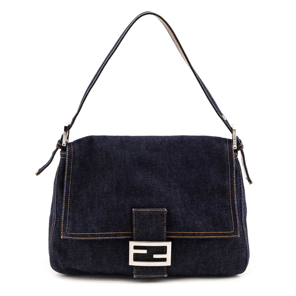 Fendi Denim Mama Baguette - Love that Bag etc - Preowned Authentic Designer Handbags & Preloved Fashions