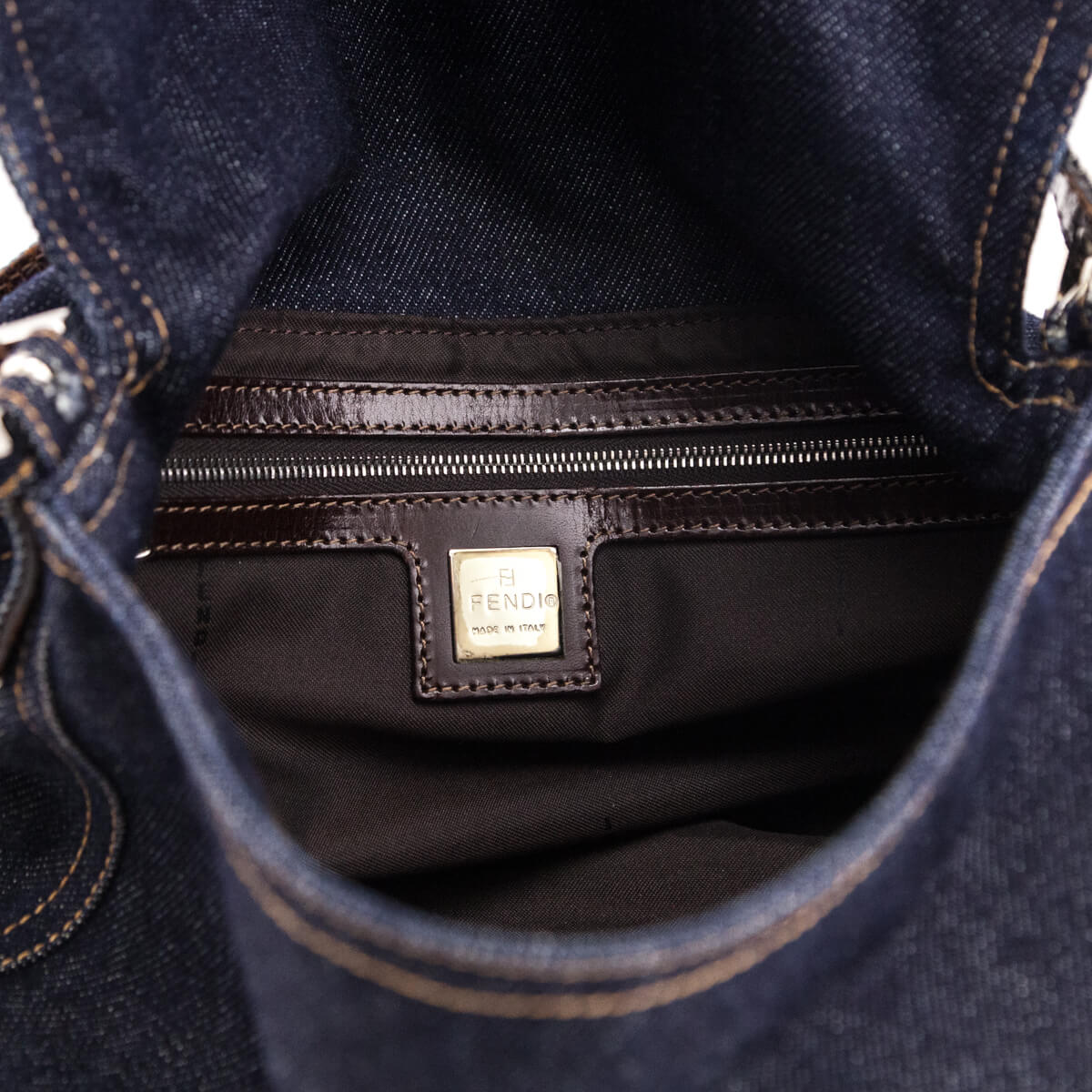 Fendi Denim Mama Baguette - Love that Bag etc - Preowned Authentic Designer Handbags & Preloved Fashions