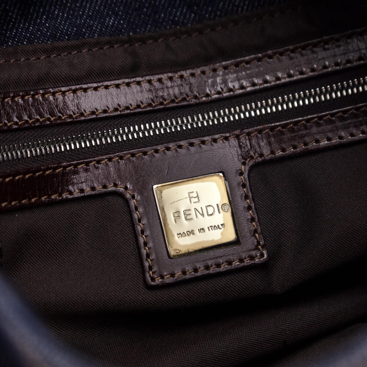 Fendi Denim Mama Baguette - Love that Bag etc - Preowned Authentic Designer Handbags & Preloved Fashions