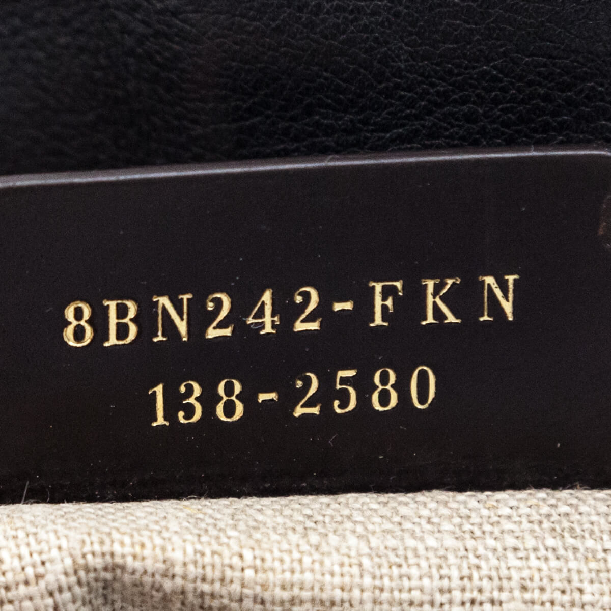 Fendi Tobacco Pequin Striped Vitello Tote - Love that Bag etc - Preowned Authentic Designer Handbags & Preloved Fashions