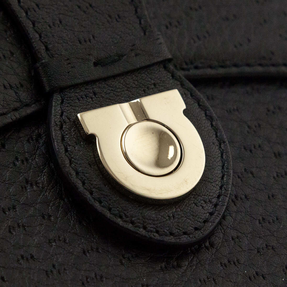 Ferragamo Black Leather Wallet - Love that Bag etc - Preowned Authentic Designer Handbags & Preloved Fashions