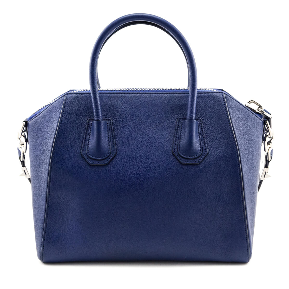 Givenchy Dark Blue Sugar Goatskin Small Antigona Bag - Love that Bag etc - Preowned Authentic Designer Handbags & Preloved Fashions