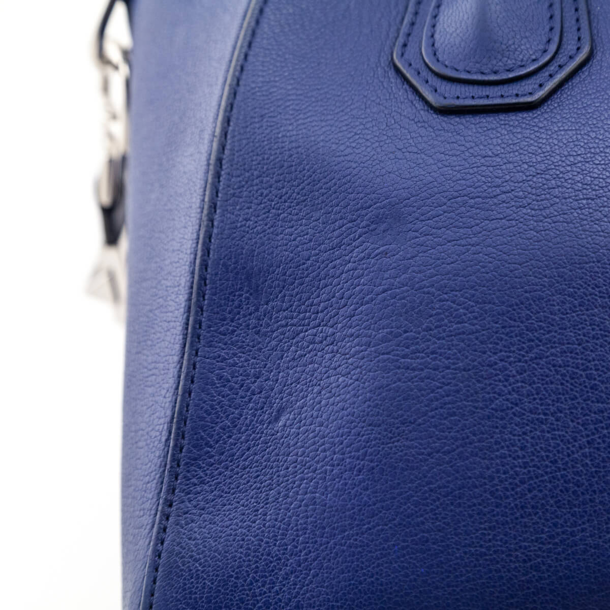 Givenchy Dark Blue Sugar Goatskin Small Antigona Bag - Love that Bag etc - Preowned Authentic Designer Handbags & Preloved Fashions