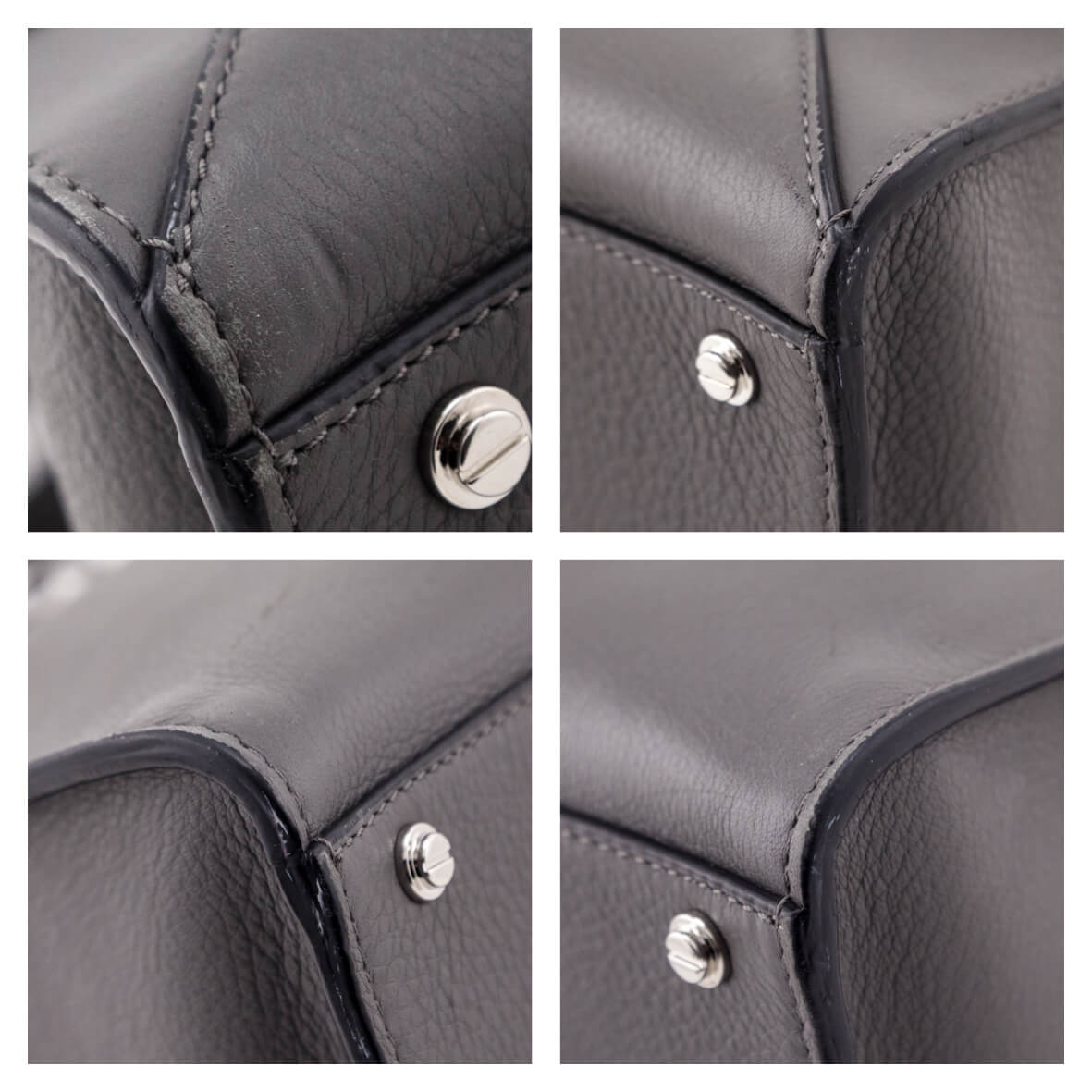Givenchy Gray Calfskin Obsedia Satchel - Love that Bag etc - Preowned Authentic Designer Handbags & Preloved Fashions