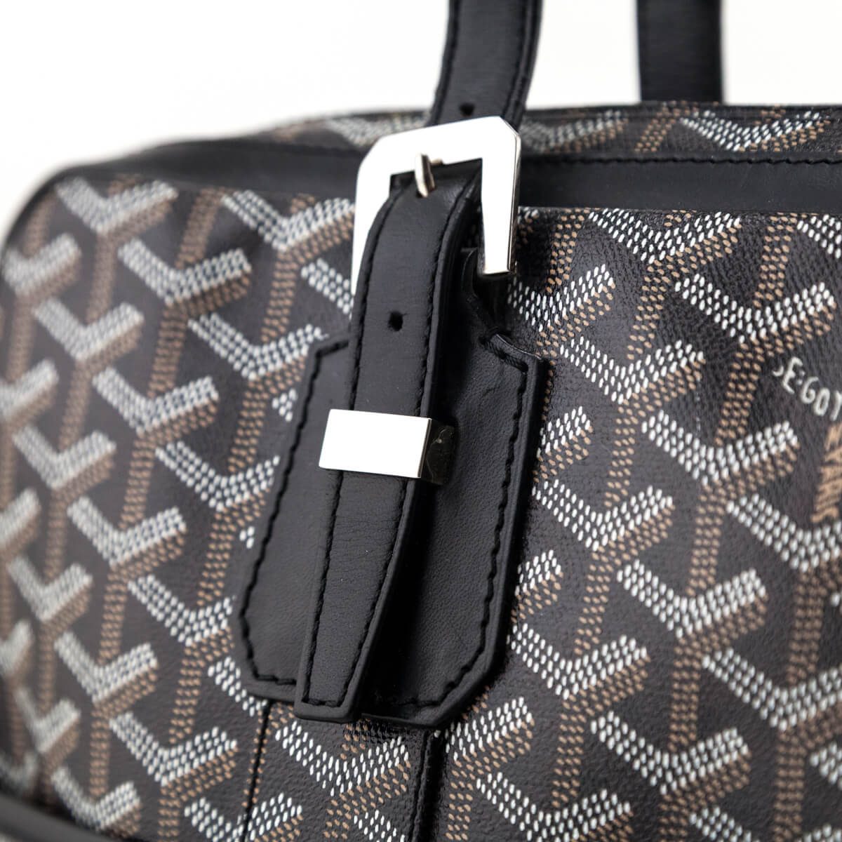 Goyard Black Goyardine Ambassade Briefcase PM - Love that Bag etc - Preowned Authentic Designer Handbags & Preloved Fashions