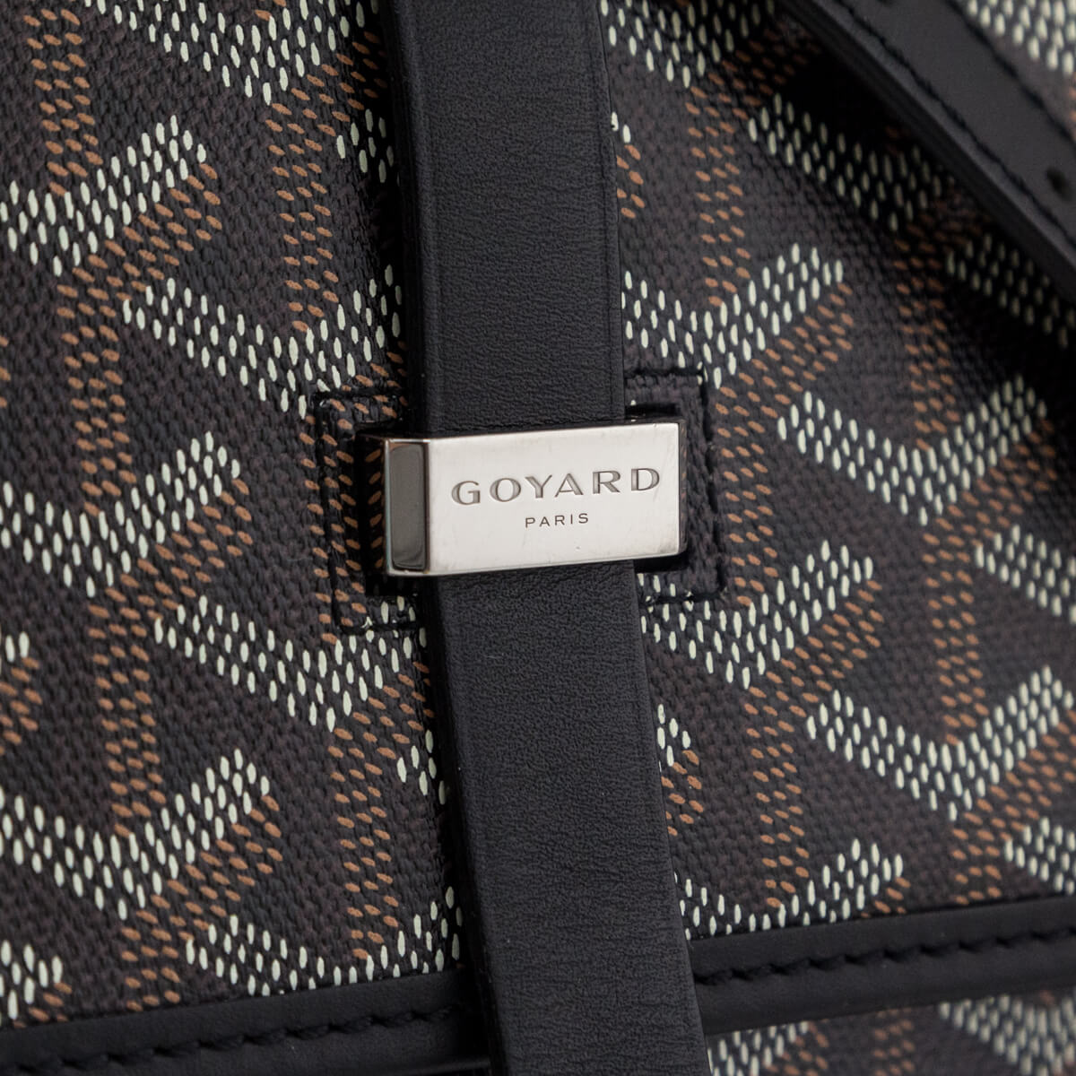 Goyard Black Goyardine Belvedere II MM Messenger Bag - Love that Bag etc - Preowned Authentic Designer Handbags & Preloved Fashions