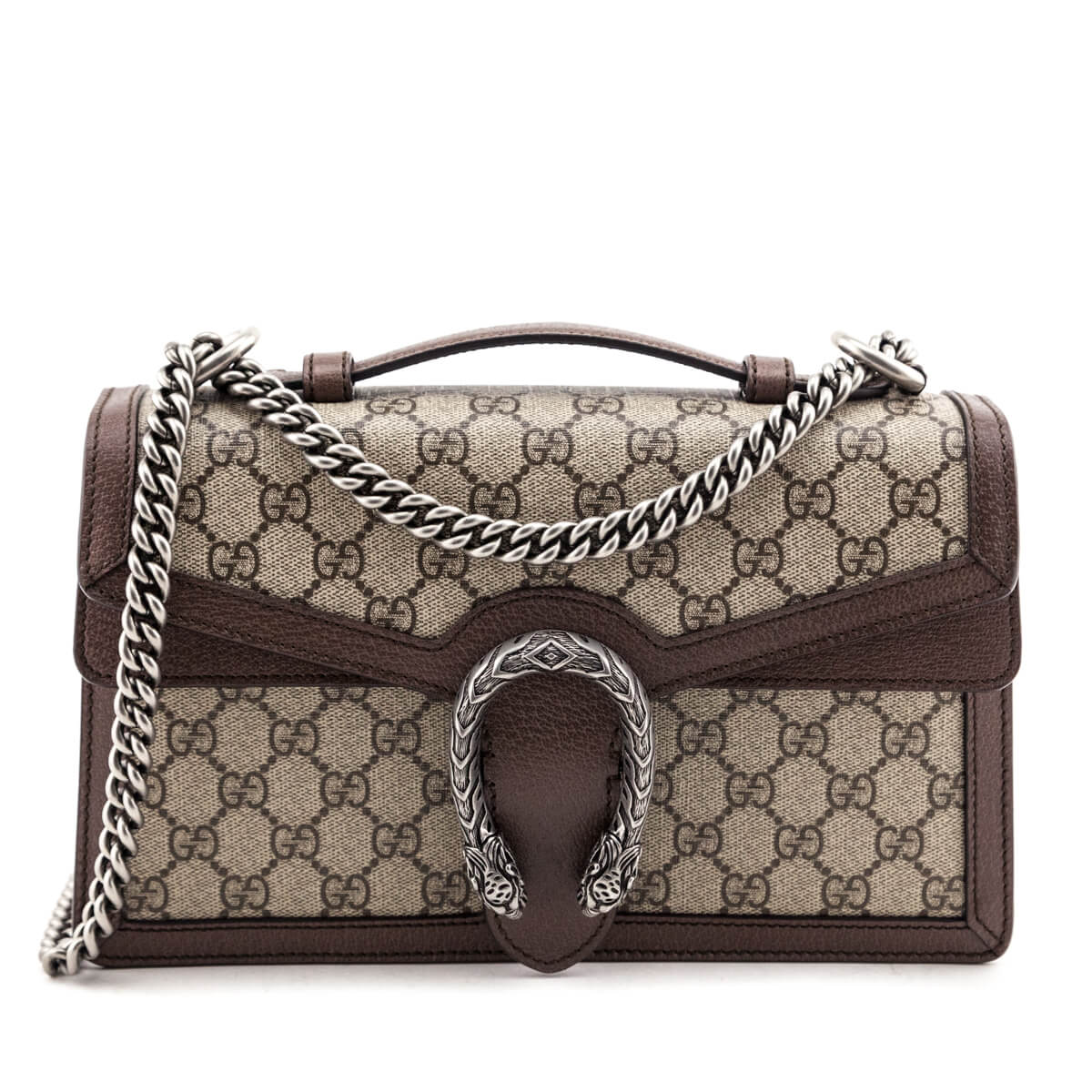Gucci Beige GG Supreme Dionysus Top Handle Bag Shop Preloved