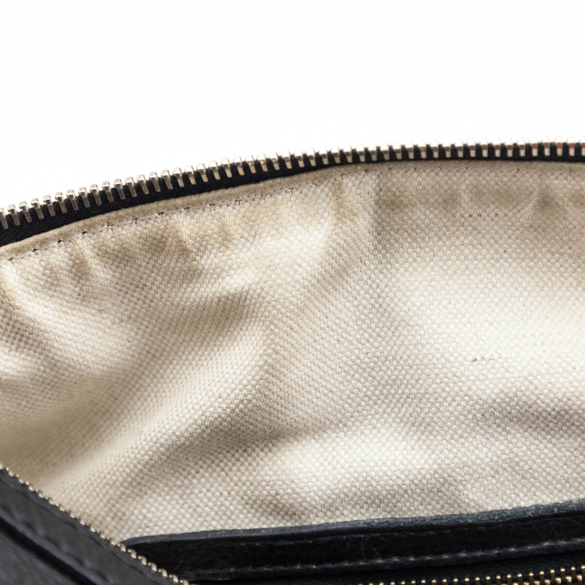 Gucci Black Pebbled Calfskin Web Boston Bag Top Handle - Love that Bag etc - Preowned Authentic Designer Handbags & Preloved Fashions