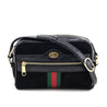 Gucci Black Suede & Patent Web Mini Ophidia Crossbody - Love that Bag etc - Preowned Authentic Designer Handbags & Preloved Fashions