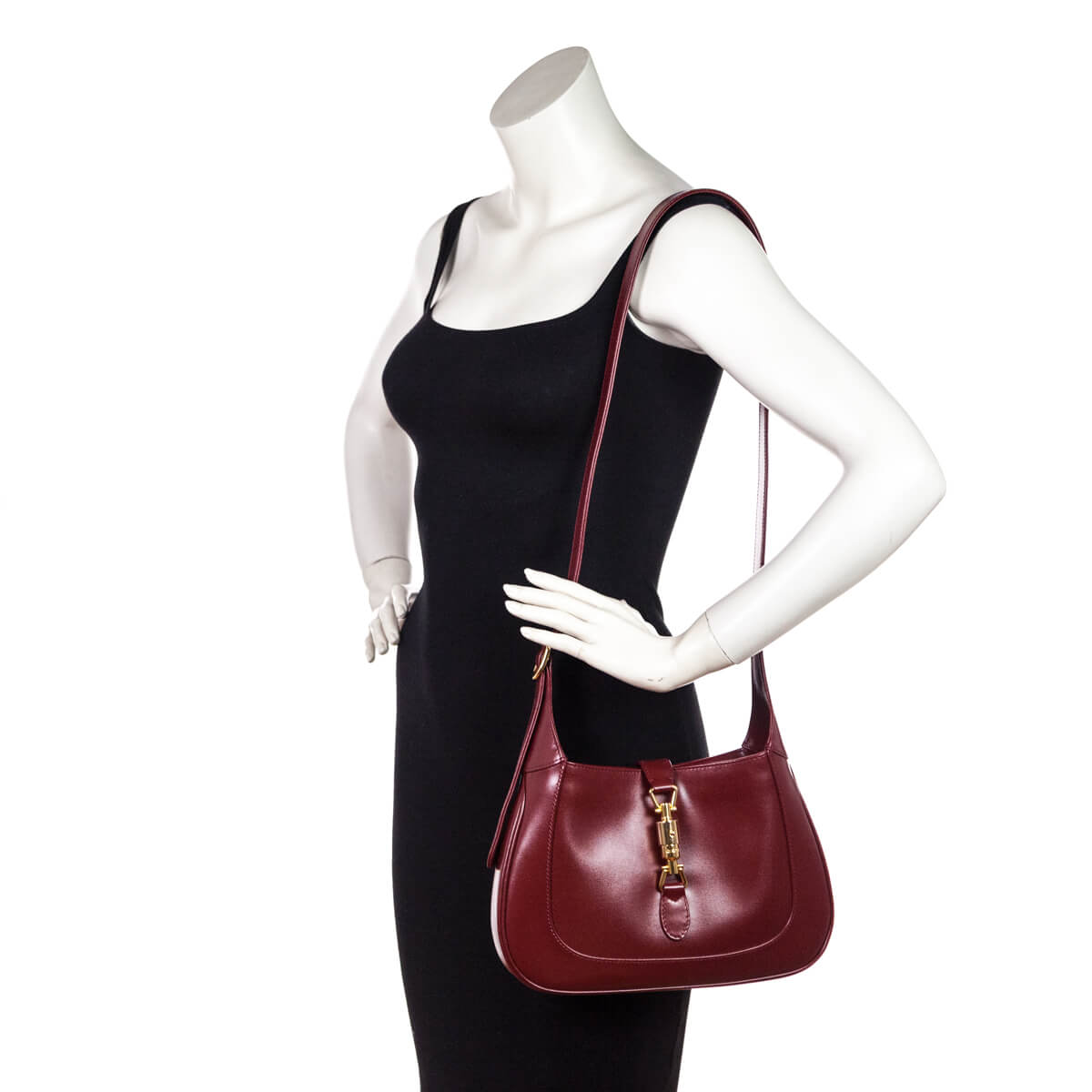 Gucci Cherry Red Calfskin Small Jackie 1961 Hobo - Love that Bag etc - Preowned Authentic Designer Handbags & Preloved Fashions