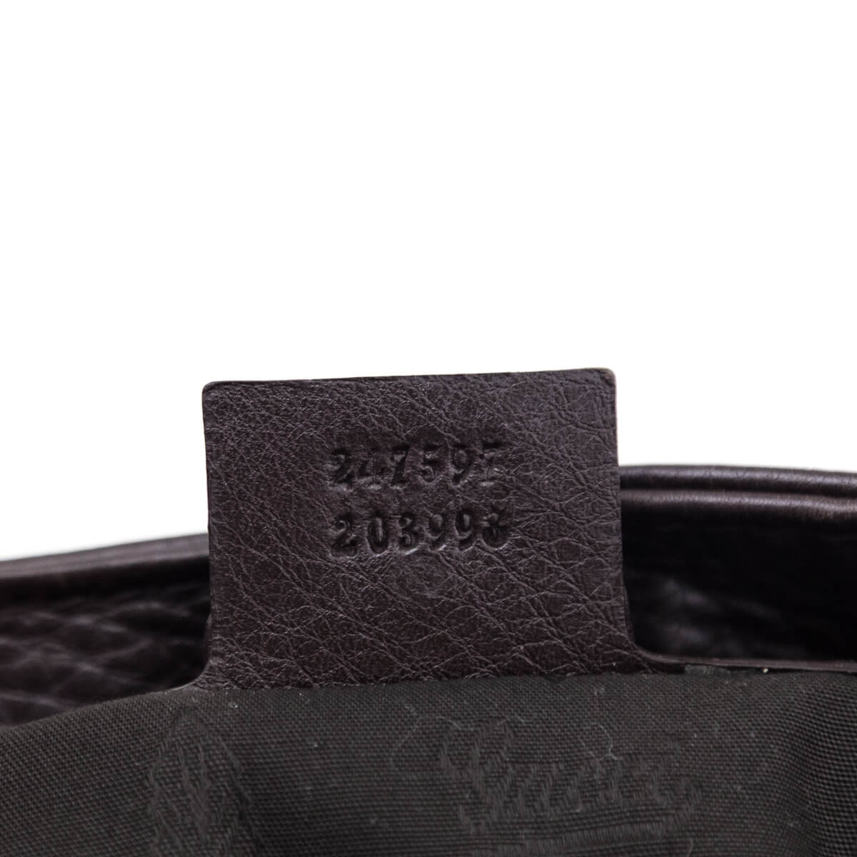 Gucci Dark Brown Pebbled Calfskin Medium Web Heritage Shoulder Bag - Love that Bag etc - Preowned Authentic Designer Handbags & Preloved Fashions