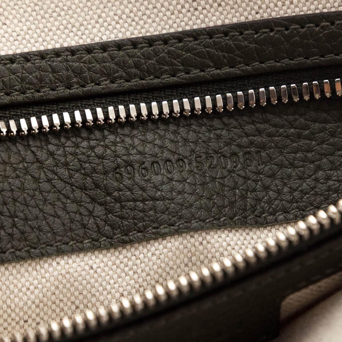 Gucci Dark Green Piuma Calfskin Jumbo GG Embossed Medium Wristlet Messenger Bag - Love that Bag etc - Preowned Authentic Designer Handbags & Preloved Fashions