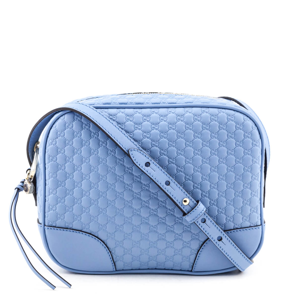 Gucci Mineral Blue Microguccissima Bree Crossbody Bag Shop Gucci