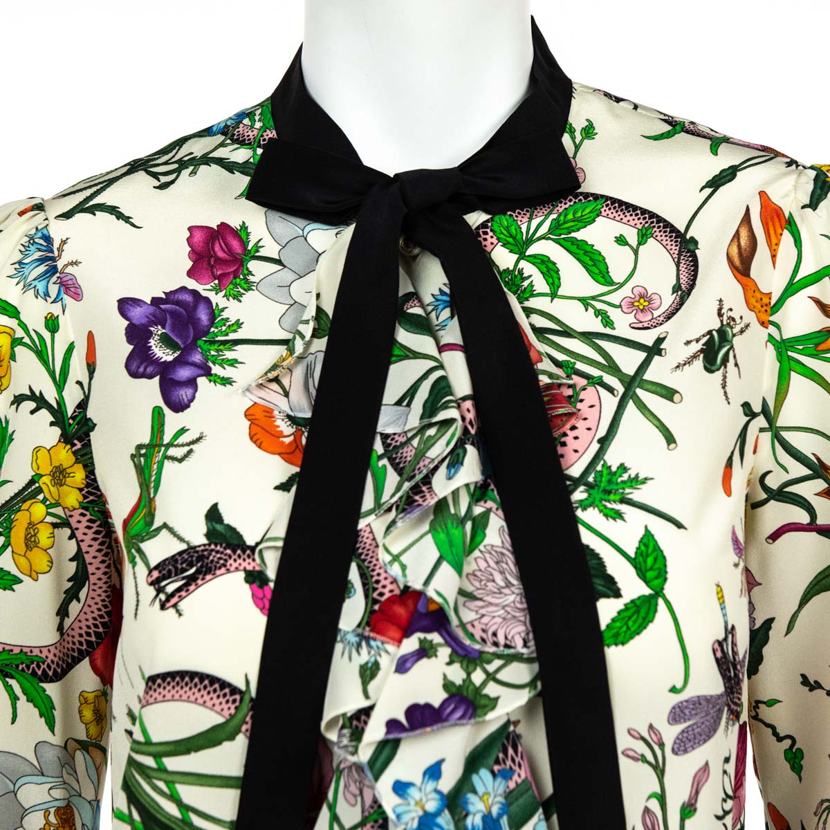 Gucci Multicolor Flora Silk Dress Size XS | IT 40 - Love that Bag etc - Preowned Authentic Designer Handbags & Preloved Fashions