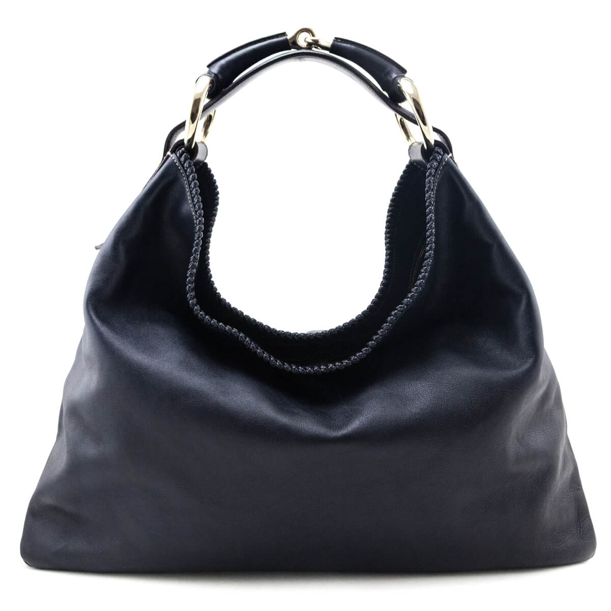 Gucci Navy Horsebit Large Hobo Secondhand Gucci Canada – Love