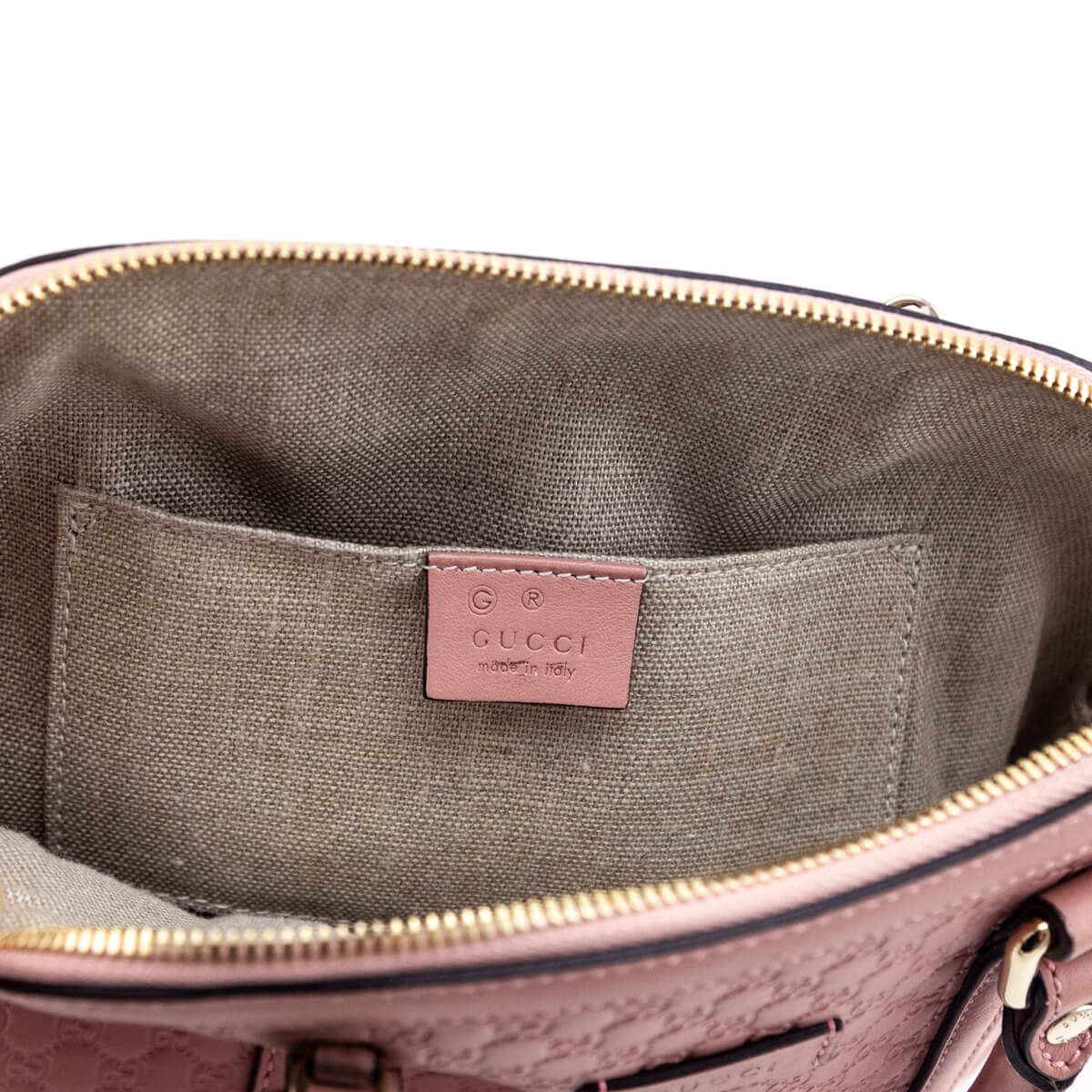 Gucci Pink Guccissima Mini Dome Bag - Love that Bag etc - Preowned Authentic Designer Handbags & Preloved Fashions