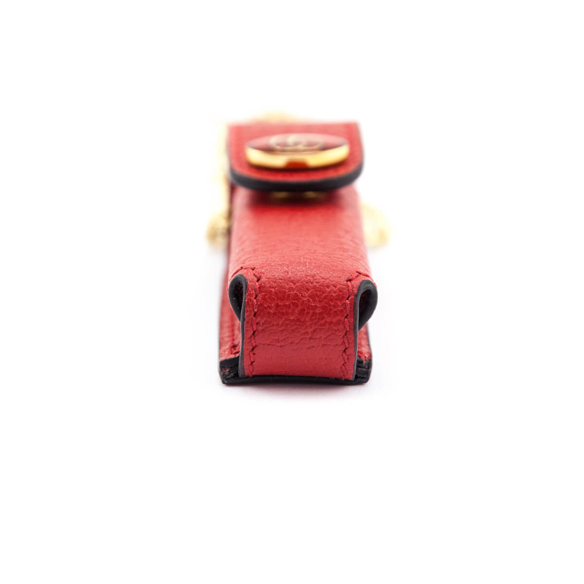 Gucci Red Leather Lipstick Case with Chain - Love that Bag etc - Preowned Authentic Designer Handbags & Preloved Fashions