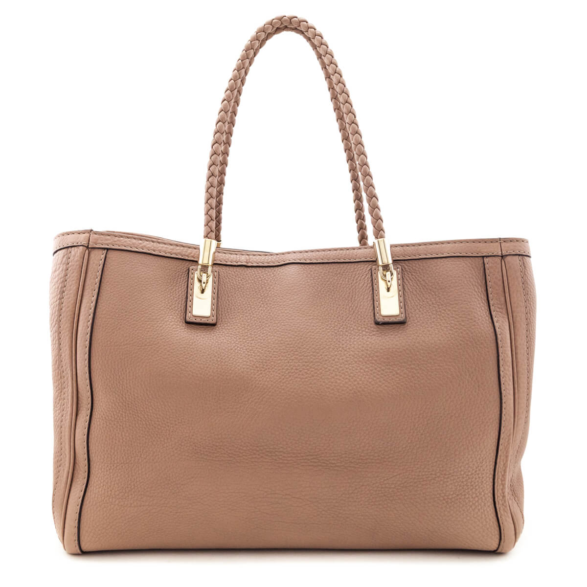 Gucci Rose Beige Pebbled Calfskin Medium Bella Tote - Love that Bag etc - Preowned Authentic Designer Handbags & Preloved Fashions