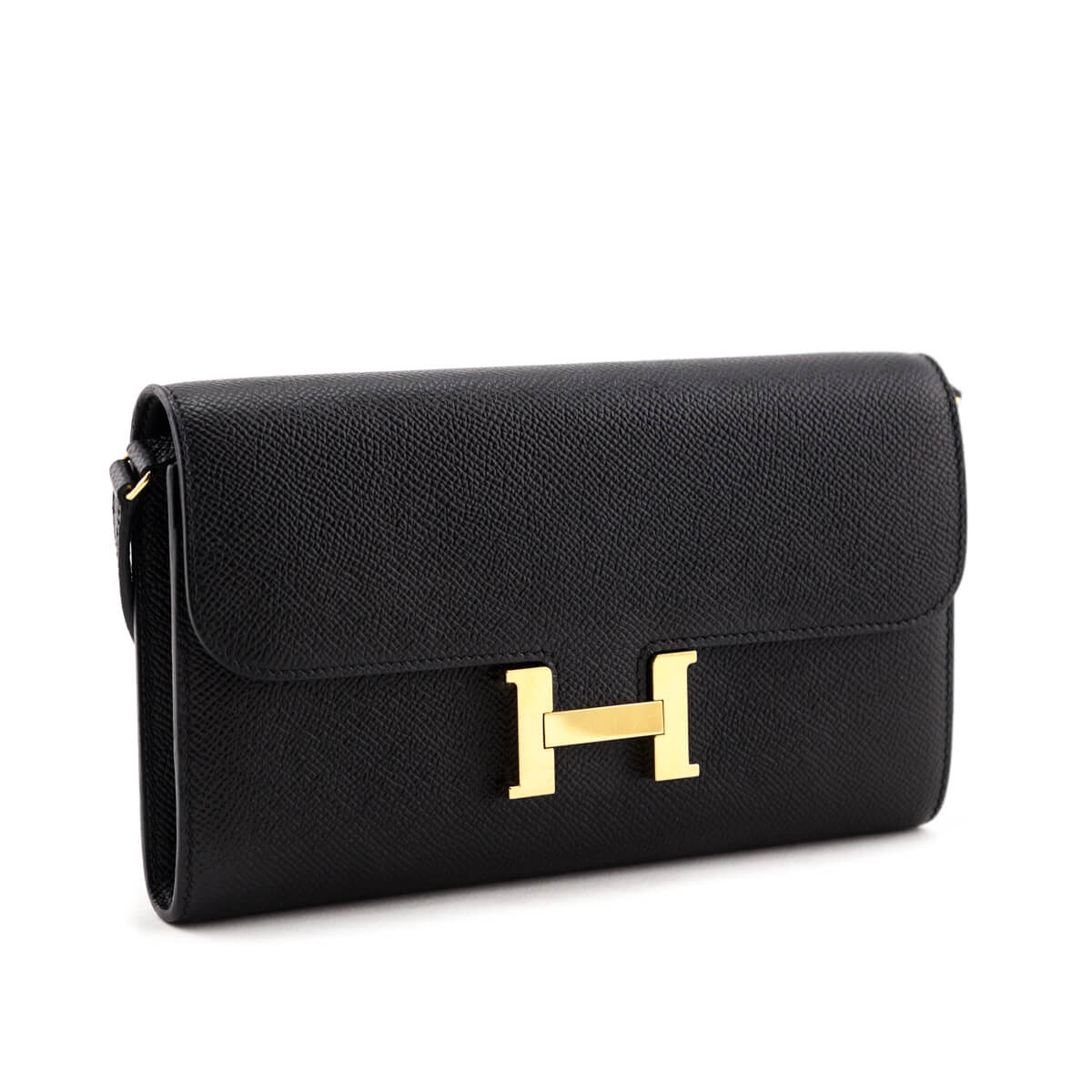 Hermes Black Epsom Constance Long To Go Wallet - Love that Bag etc - Preowned Authentic Designer Handbags & Preloved Fashions