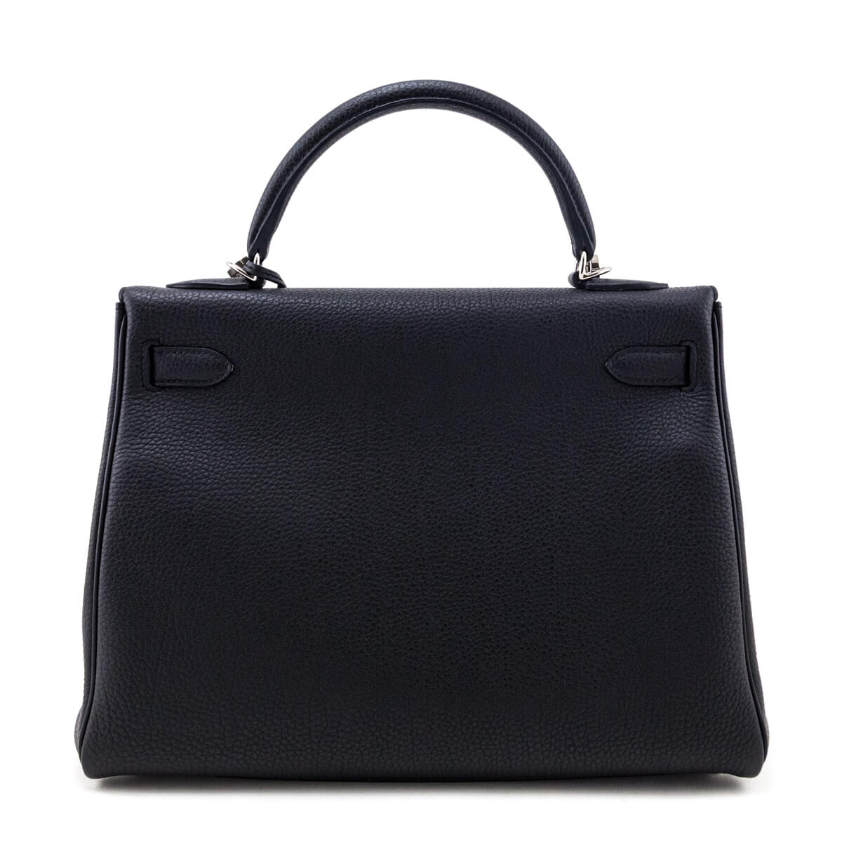 Hermes Black Togo Kelly Retourne 32 - Love that Bag etc - Preowned Authentic Designer Handbags & Preloved Fashions