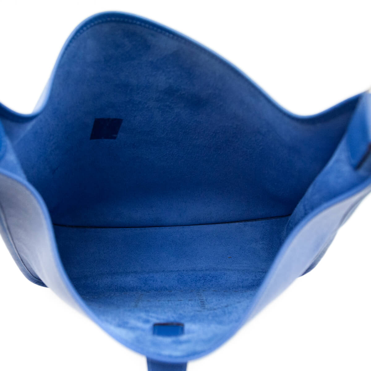 Hermes Bleu Mykonos Epsom Evelyne III GM 33 - Love that Bag etc - Preowned Authentic Designer Handbags & Preloved Fashions