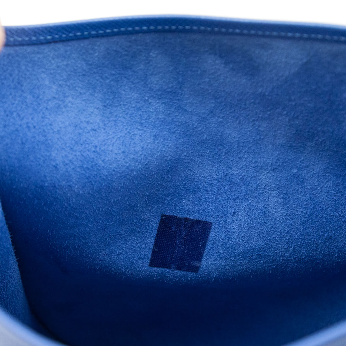 Hermes Bleu Mykonos Epsom Evelyne III GM 33 - Love that Bag etc - Preowned Authentic Designer Handbags & Preloved Fashions