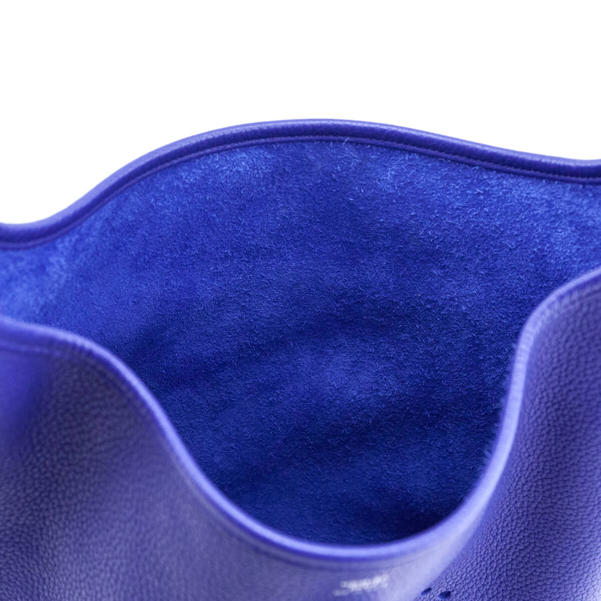 Hermes Bleu Royal Clemence Evelyne III GM - Love that Bag etc - Preowned Authentic Designer Handbags & Preloved Fashions