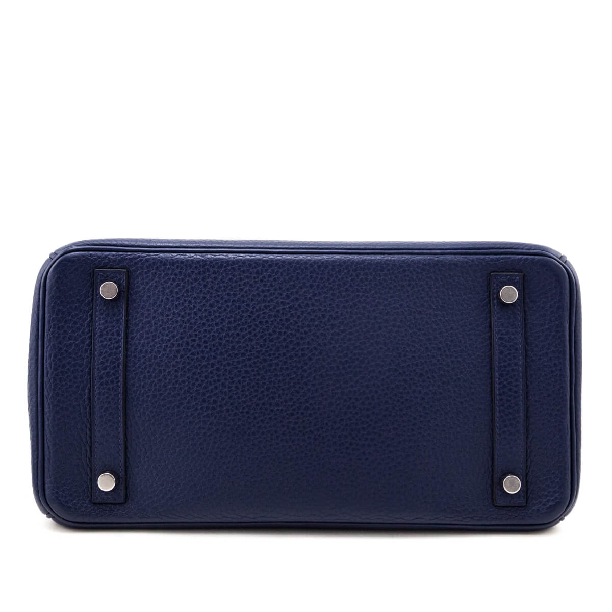 Hermes Bleu Saphir Taurillon Clemence Birkin 30 - Love that Bag etc - Preowned Authentic Designer Handbags & Preloved Fashions