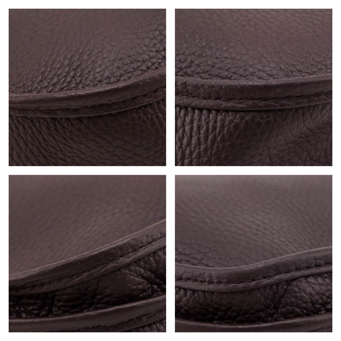 Hermes Cocoa Taurillon Clemence Evelyne III GM - Love that Bag etc - Preowned Authentic Designer Handbags & Preloved Fashions