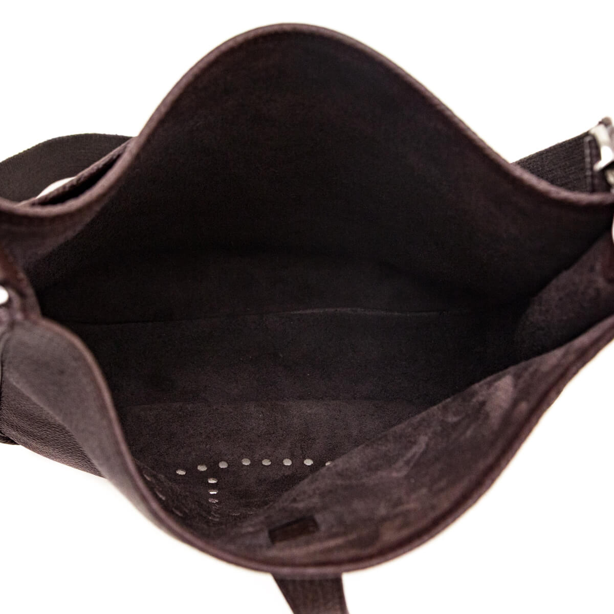 Hermes Cocoa Taurillon Clemence Evelyne III GM - Love that Bag etc - Preowned Authentic Designer Handbags & Preloved Fashions