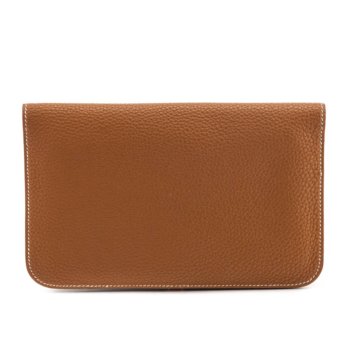 Hermes Gold Clemence Vintage Dogon Duo Wallet - Love that Bag etc - Preowned Authentic Designer Handbags & Preloved Fashions
