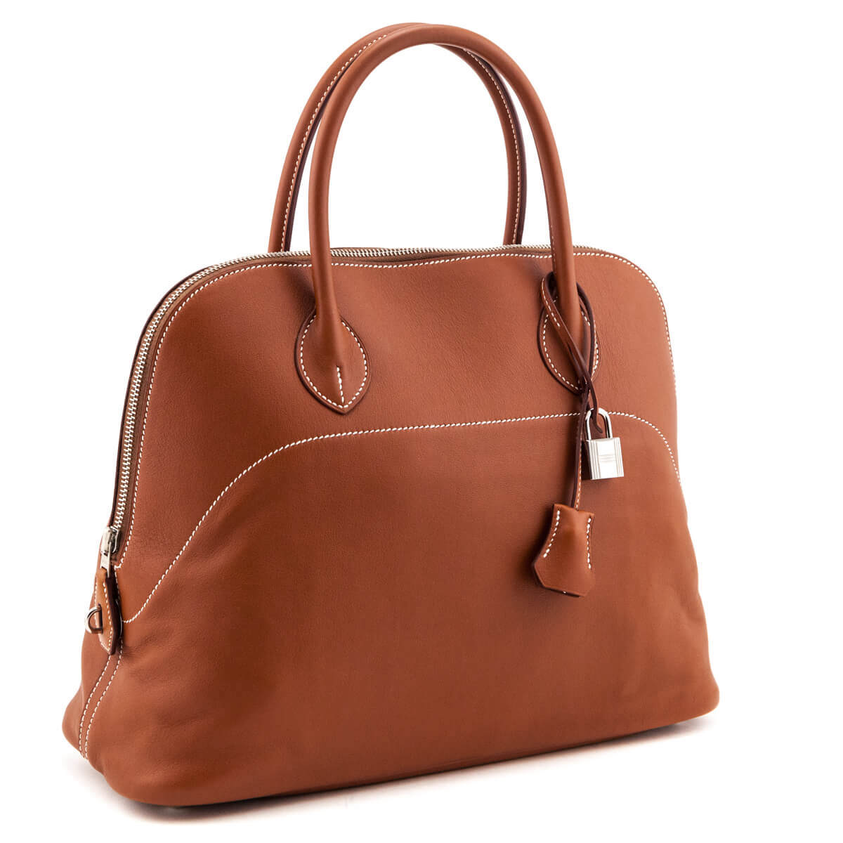 Hermes Gold Sikkim Bolide Relax 35 - Love that Bag etc - Preowned Authentic Designer Handbags & Preloved Fashions