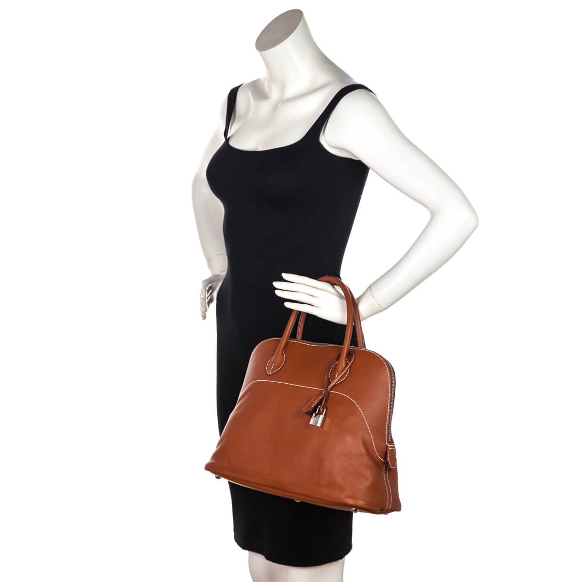 Hermes Gold Sikkim Bolide Relax 35 - Love that Bag etc - Preowned Authentic Designer Handbags & Preloved Fashions