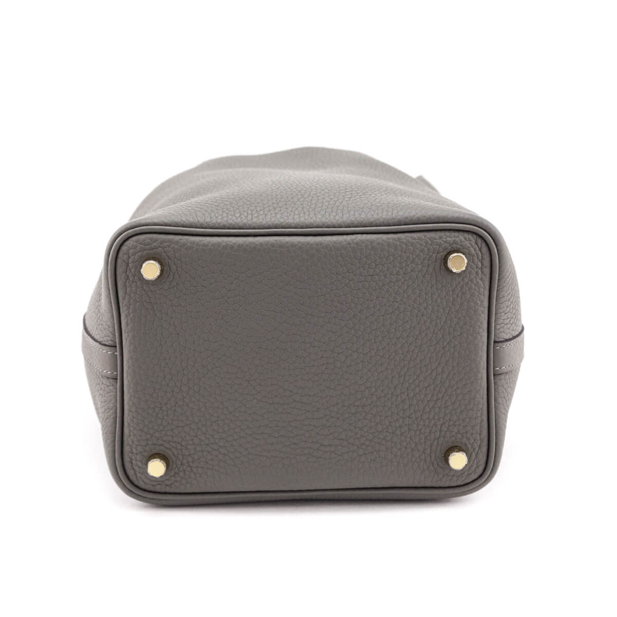 Hermes Gris Meyer Clemence Picotin 18 - Love that Bag etc - Preowned Authentic Designer Handbags & Preloved Fashions