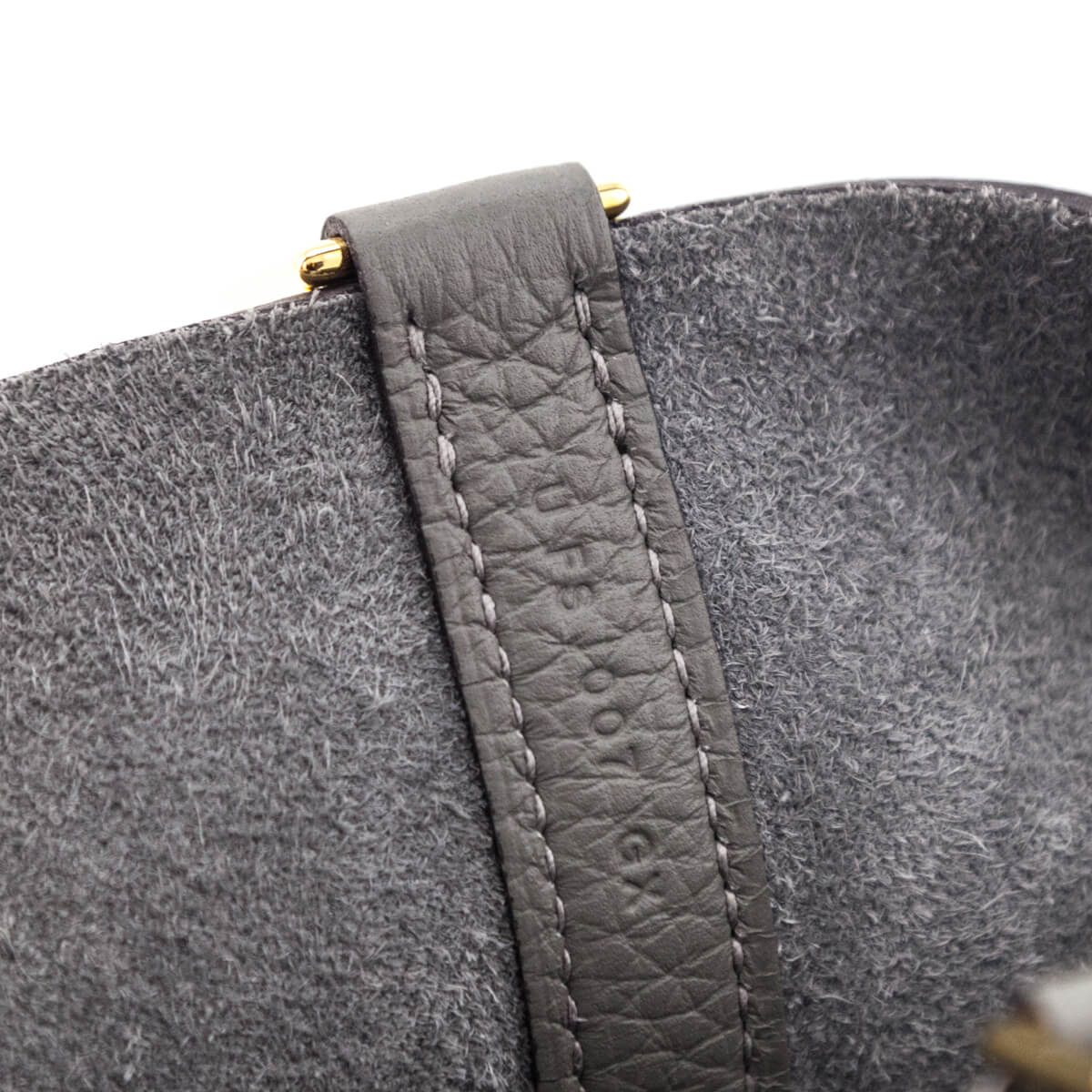 Hermes Gris Meyer Clemence Picotin 18 - Love that Bag etc - Preowned Authentic Designer Handbags & Preloved Fashions
