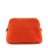 Hermes Orange Feu Cotton Canvas Mini Bolide Carrousel Case - Love that Bag etc - Preowned Authentic Designer Handbags & Preloved Fashions