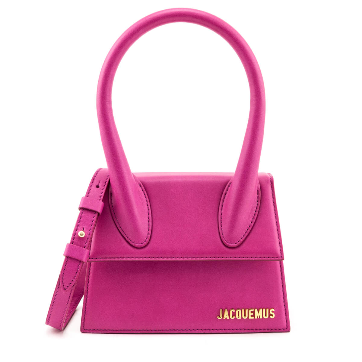 Jacquemus Pink Smooth Leather Medium Le Chiquito Bag - Love that Bag etc - Preowned Authentic Designer Handbags & Preloved Fashions