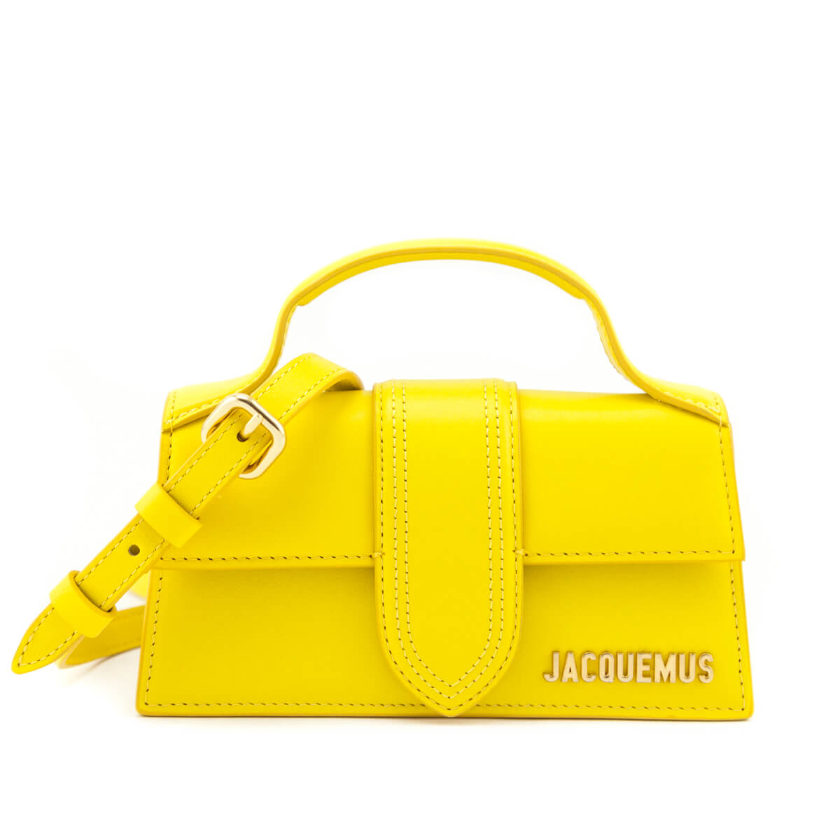 Jacquemus Yellow Smooth Calfskin Le Bambino - Love that Bag etc - Preowned Authentic Designer Handbags & Preloved Fashions