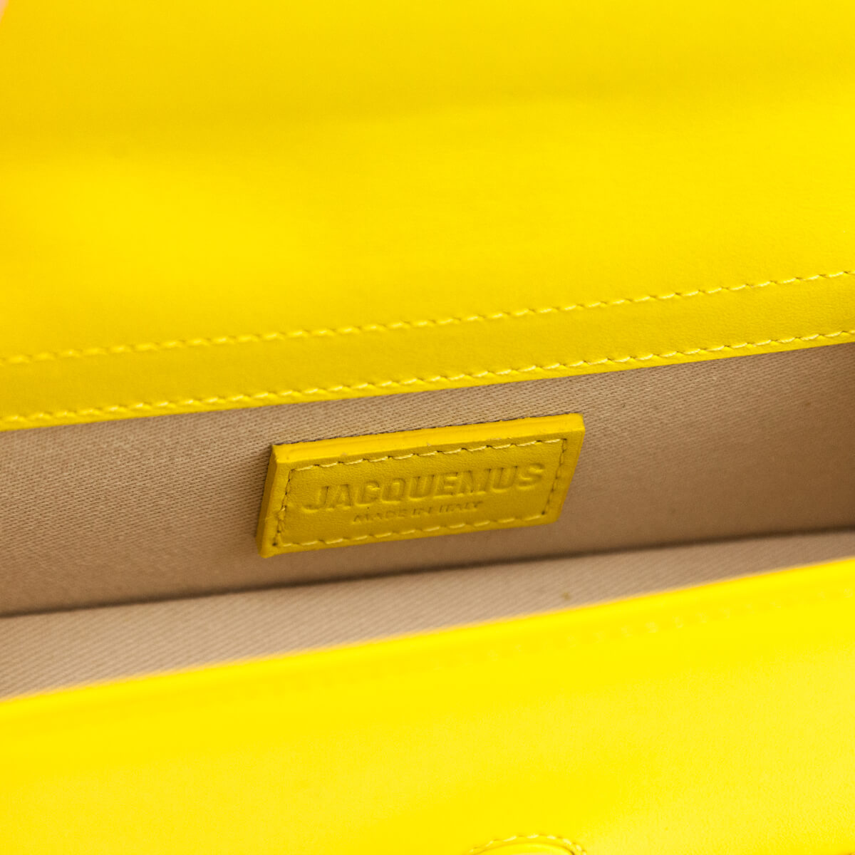 Jacquemus Yellow Smooth Calfskin Le Bambino - Love that Bag etc - Preowned Authentic Designer Handbags & Preloved Fashions
