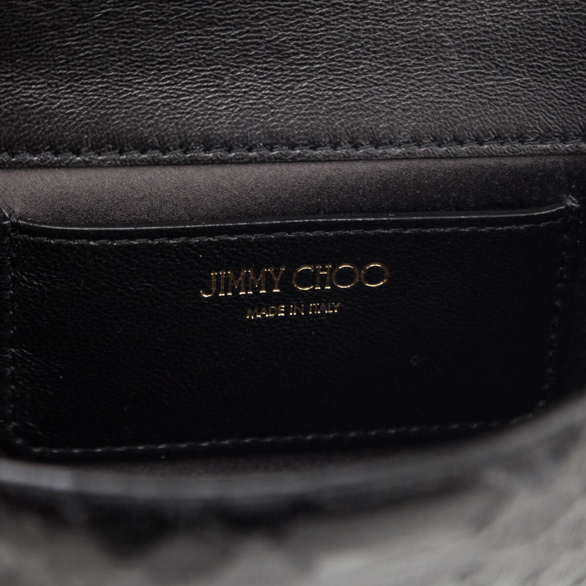 Jimmy Choo Black Python Varenne Chain Clutch - Love that Bag etc - Preowned Authentic Designer Handbags & Preloved Fashions