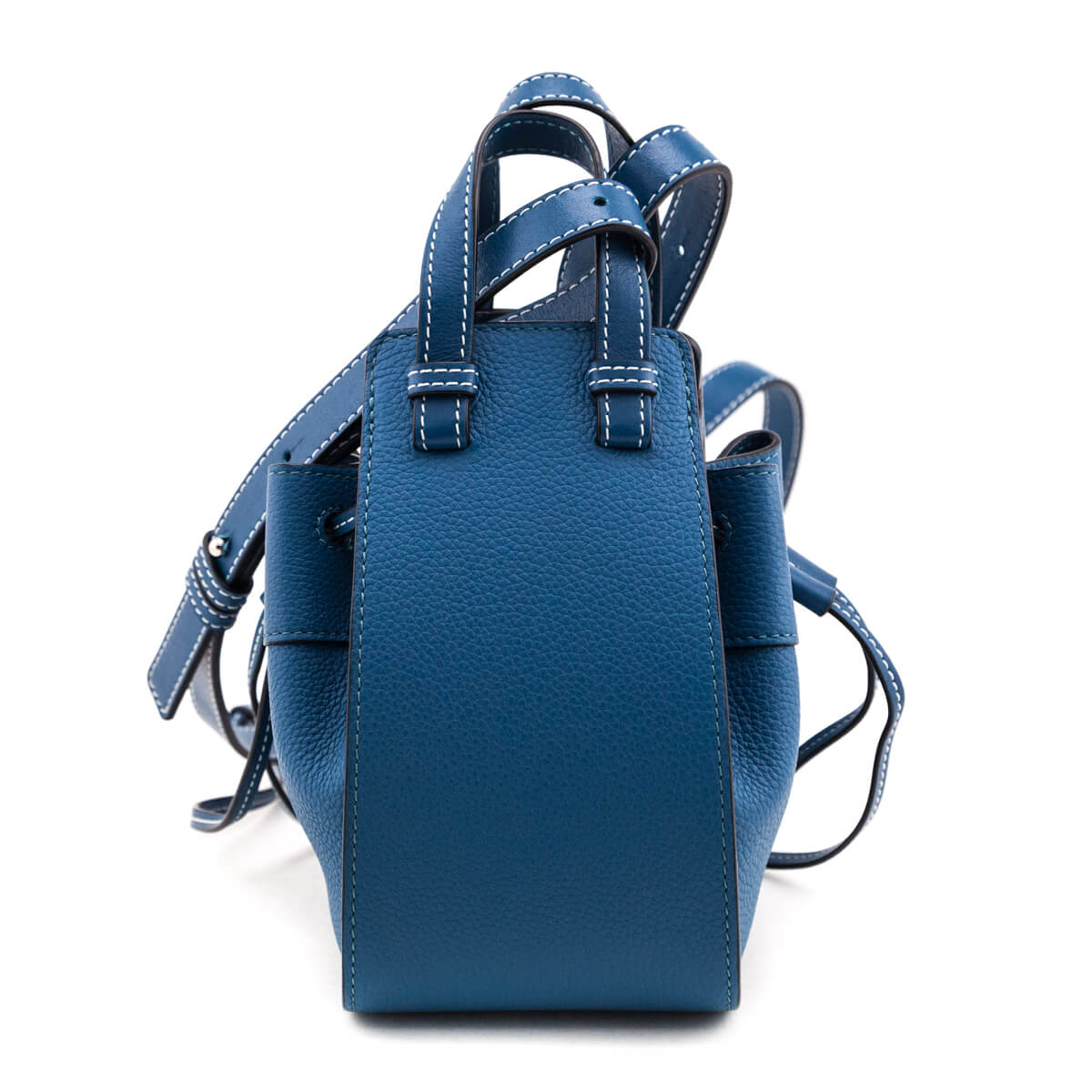 Loewe Blue Caslfkin Mini Hammock Shoulder Bag - Love that Bag etc - Preowned Authentic Designer Handbags & Preloved Fashions