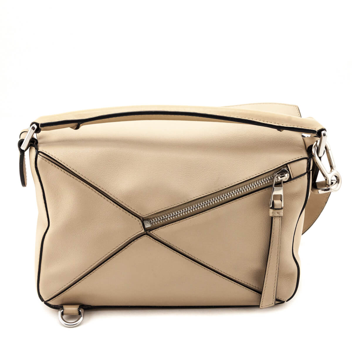 Loewe Mink Calfskin Small Puzzle Bag - Love that Bag etc - Preowned Authentic Designer Handbags & Preloved Fashions