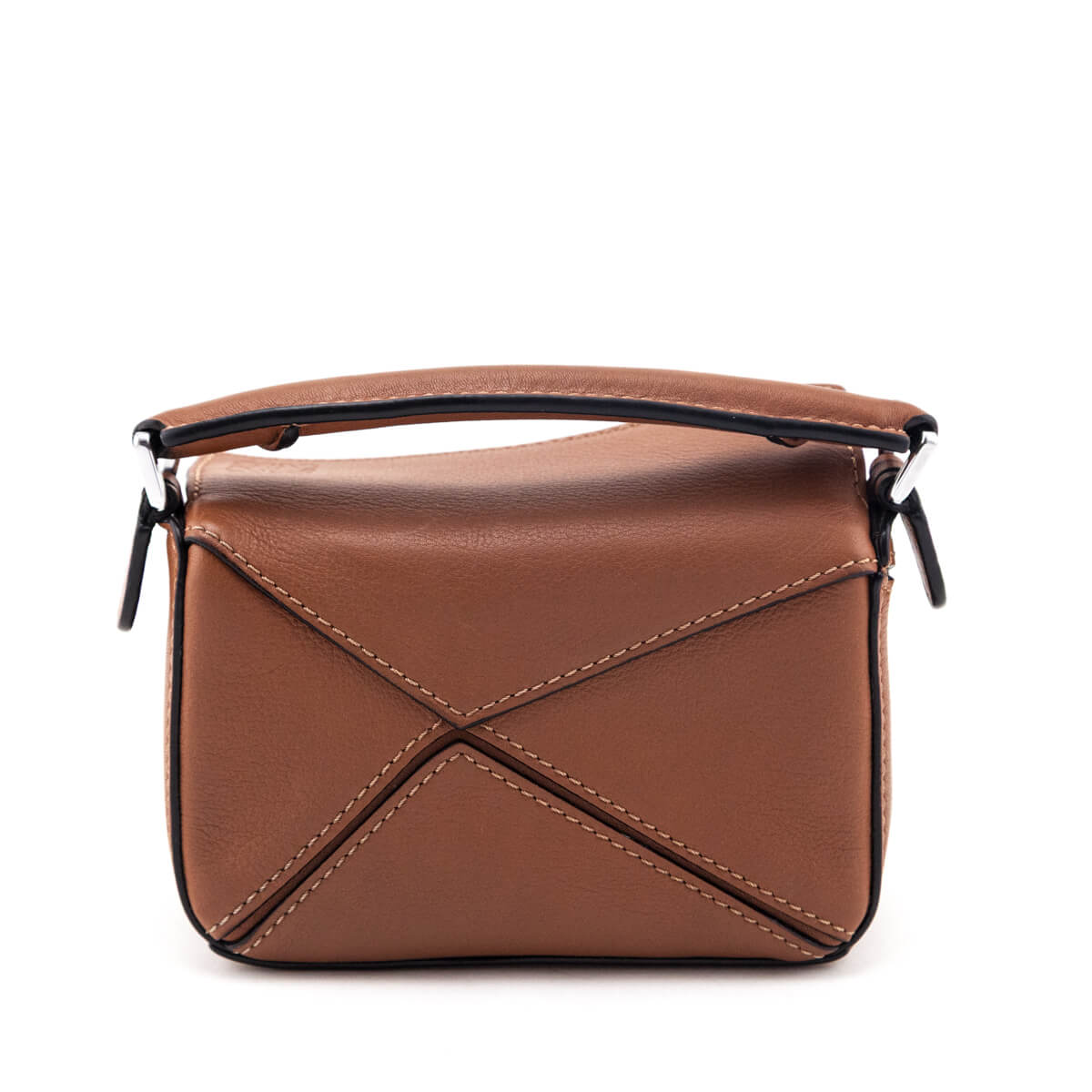 Loewe Tan Calfskin Nano Puzzle Bag - Love that Bag etc - Preowned Authentic Designer Handbags & Preloved Fashions