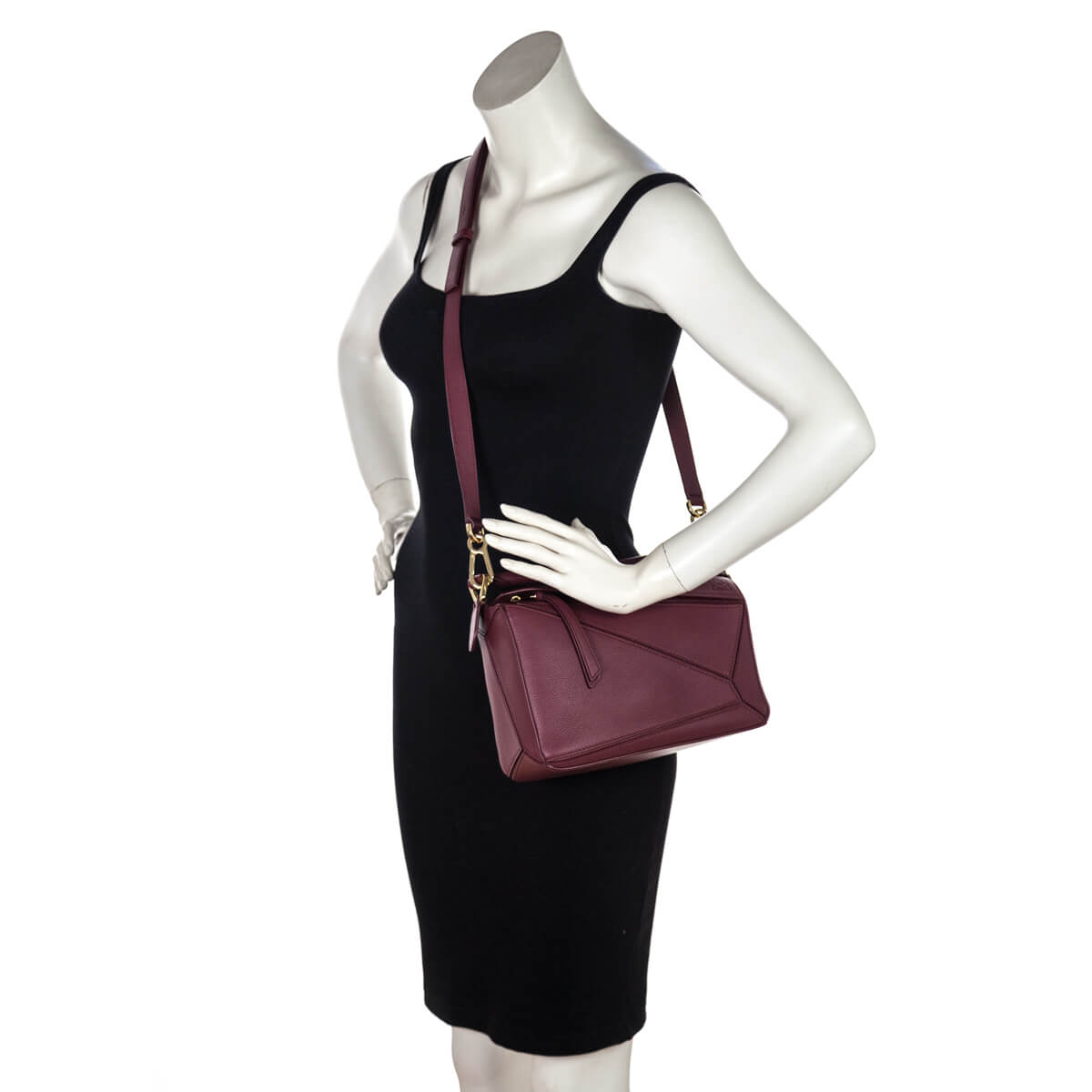 Loewe Wild Berry Small Puzzle Bag - Love that Bag etc - Preowned Authentic Designer Handbags & Preloved Fashions
