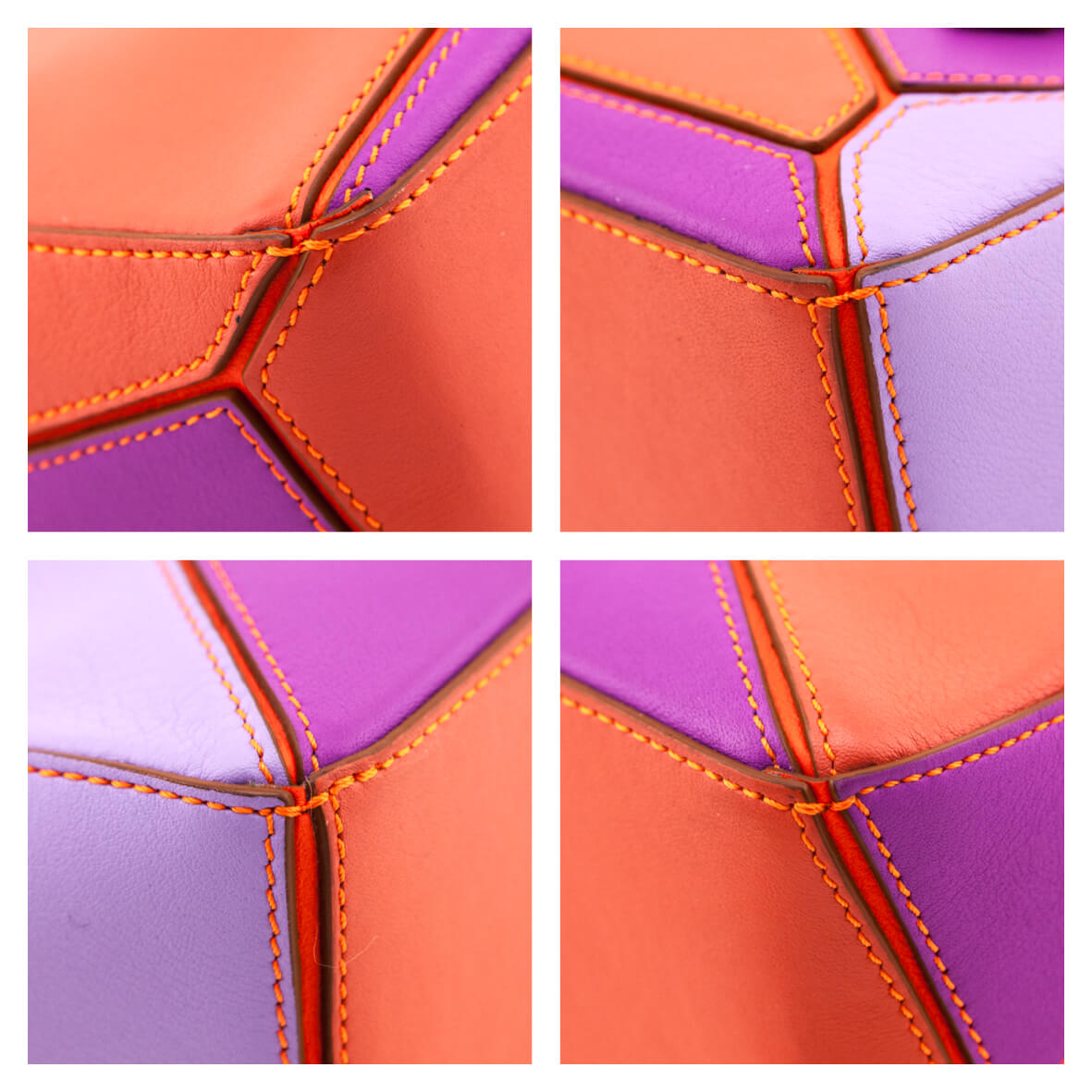 Loewe x Paula's Ibiza Orange & Multicolor Mini Puzzle Edge Bag - Love that Bag etc - Preowned Authentic Designer Handbags & Preloved Fashions