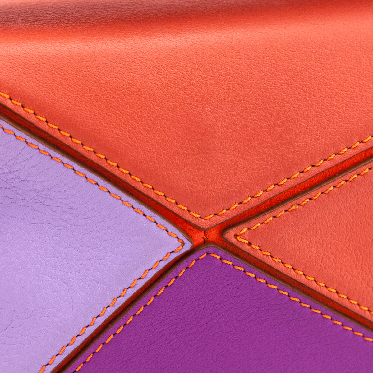 Loewe x Paula's Ibiza Orange & Multicolor Mini Puzzle Edge Bag - Love that Bag etc - Preowned Authentic Designer Handbags & Preloved Fashions