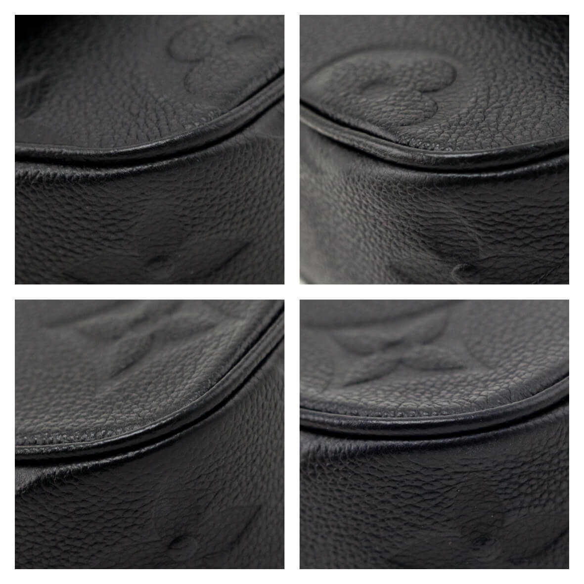 Louis Vuitton Black Empreinte Monogram Giant Ivy Wallet On Chain - Love that Bag etc - Preowned Authentic Designer Handbags & Preloved Fashions
