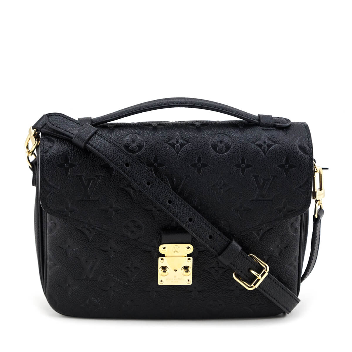 Louis Vuitton Black Empreinte Pochette Metis Shop Preloved LV